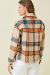 Fresh From The Patch Plaid Shacket