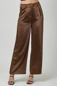 Endless Satin Mocha Trousers