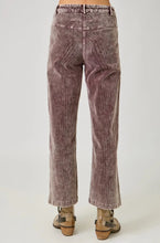 Load image into Gallery viewer, Washed Corduroy Wide leg Trousers
