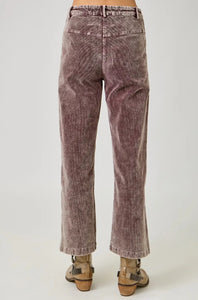 Washed Corduroy Wide leg Trousers