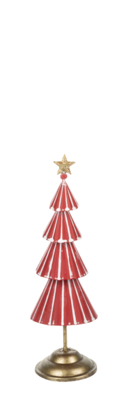 Red Metal Layered Tree