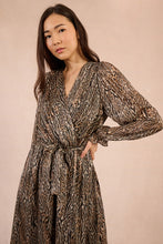 Load image into Gallery viewer, Hear Me Roar Long Belted Dress
