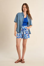 Load image into Gallery viewer, Blue Alizee High Waisted Shorts
