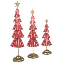 Load image into Gallery viewer, Red Metal Layered Tree
