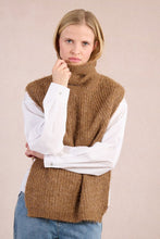 Load image into Gallery viewer, Charming Camel Sleeveless Sweater
