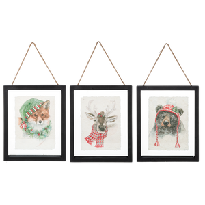 Winter Woodland Animal Wall Decor