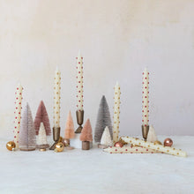 Load image into Gallery viewer, Taper Candle Gold Dot
