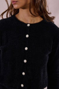 Dear Diary, Black Pearl Button Cardigan