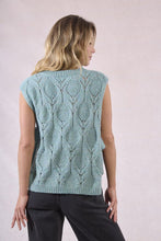 Load image into Gallery viewer, Endless Aqua Sleeveless Sweater
