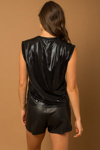 Shimmer & Shine Black Muscle Tee