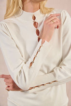 Load image into Gallery viewer, Clean Slate White Knitted Sweater
