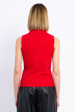 Load image into Gallery viewer, Rockstar Red Sleeveless Sweater
