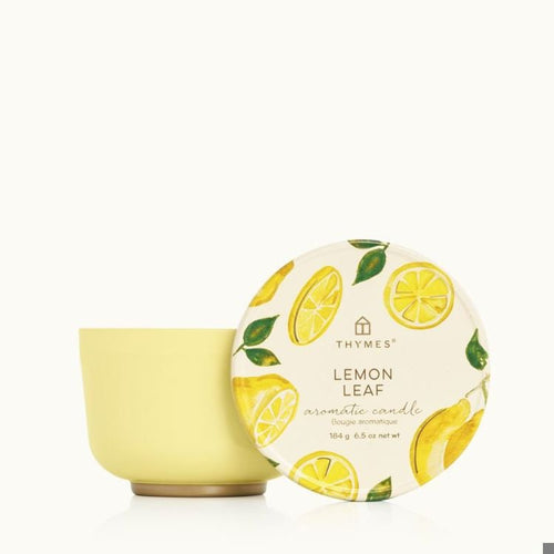 Lemon Leaf Poured Candle Tin