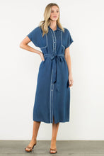 Load image into Gallery viewer, Sunday Brunch Midi Tencel Dress
