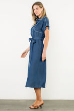 Load image into Gallery viewer, Sunday Brunch Midi Tencel Dress
