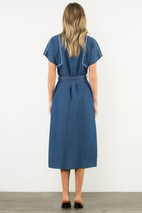 Sunday Brunch Midi Tencel Dress