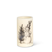 Load image into Gallery viewer, LED Pillar Wax Candle
