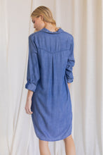 Load image into Gallery viewer, Denim Washed Tencel Dress
