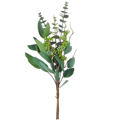 Mixed Faux Eucalyptus Bouquet