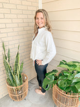 Load image into Gallery viewer, Black Matilda Foil Legging
