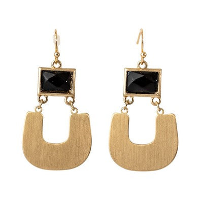 Black Onyx Dangle Earring
