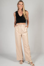 Load image into Gallery viewer, Beige Slouchy Trousers
