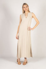 Load image into Gallery viewer, Linen Sleeveless Maxi Dress
