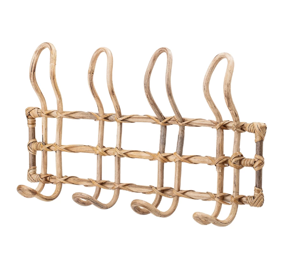 Rattan Wall Hook Hanger