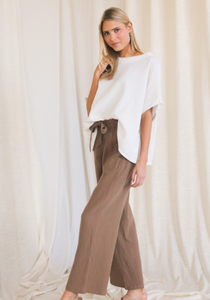 Mocha Gauze Tank