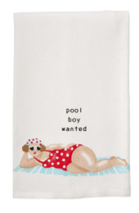 Pool Lady Tea Towel