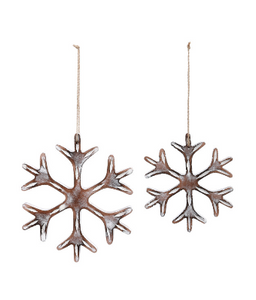 Carved Snowflake Ornaments