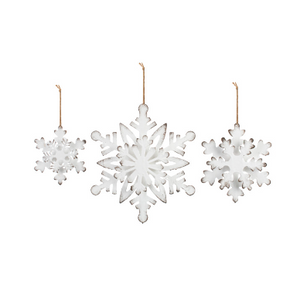 Metal Snowflake Ornaments