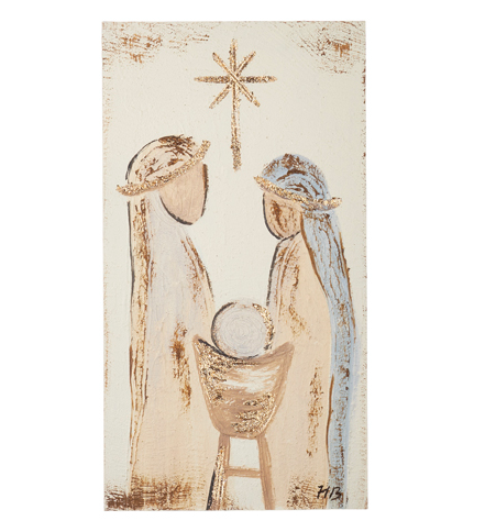 Holy Family Textured Wall Art