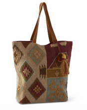 Load image into Gallery viewer, Burgundy Aztec Purse
