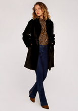 Load image into Gallery viewer, Black Soft Touch Faux Fur Coat
