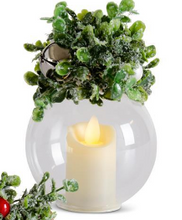 Load image into Gallery viewer, Mistletoe Glass LED Flicker Ornaments
