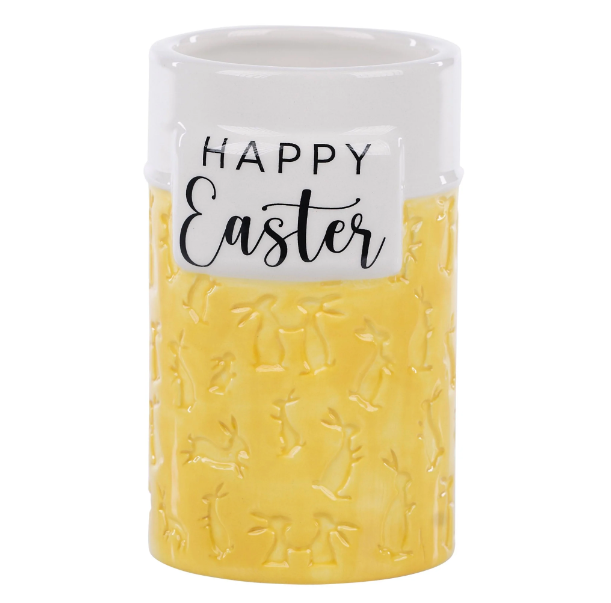 Happy Easter Bunny Vase