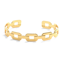 Load image into Gallery viewer, Gold Adjustable Cuff Bracelet
