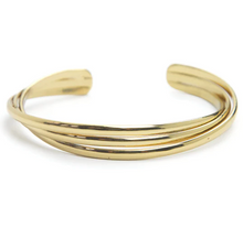 Load image into Gallery viewer, Gold Adjustable Cuff Bracelet
