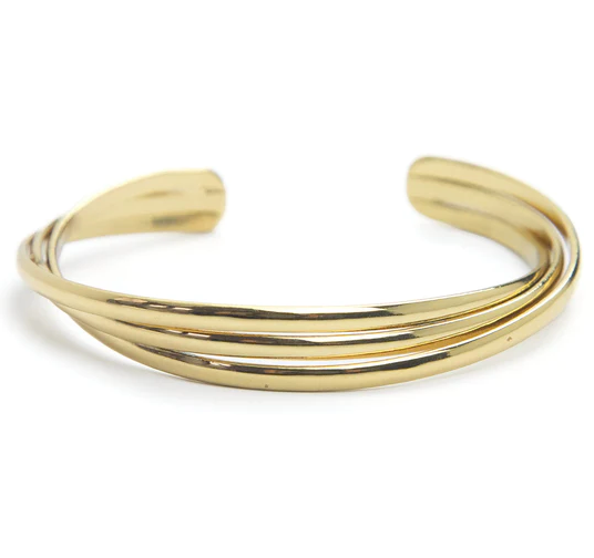 Gold Adjustable Cuff Bracelet