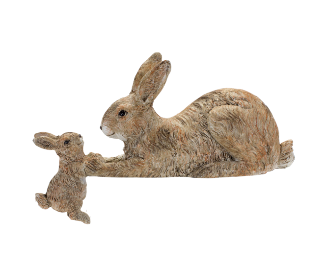 Rabbit with Bunny Shelf Hanger