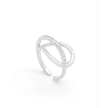 Load image into Gallery viewer, 18k Gold/Rhodium Adjustable Ring
