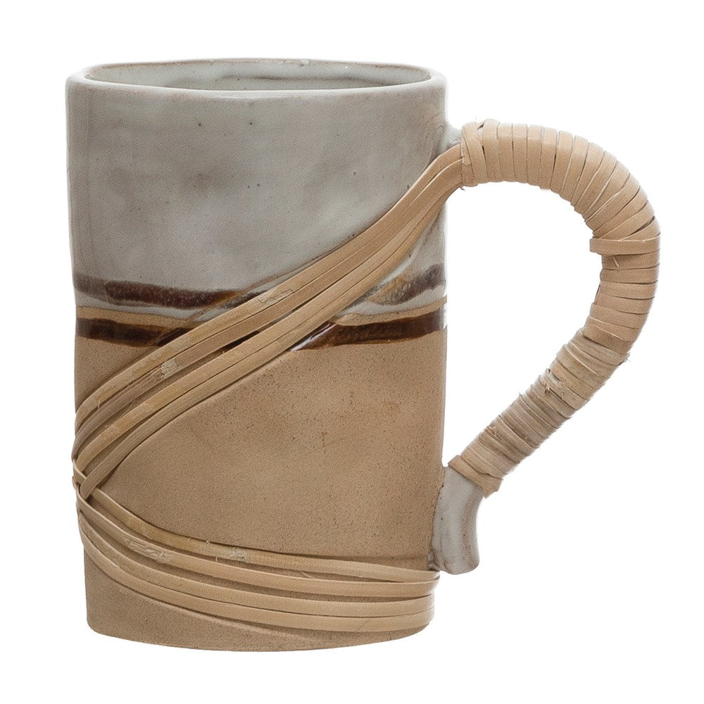 Mug with Rattan Handle
