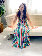 Load image into Gallery viewer, Color Contrast Maxi Dress

