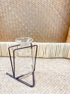 3.5" Glass Vase Stand