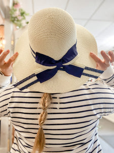 Sunny Natural Hat With Bow
