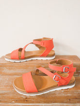 Load image into Gallery viewer, As If Red Strapy Sandal
