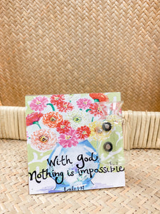 4" Frame with Magnetic Vase