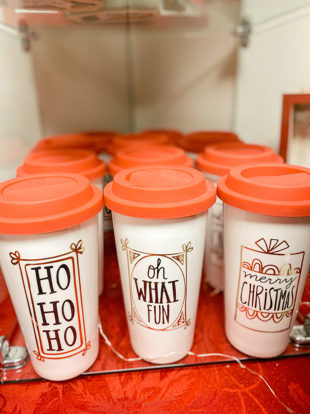 Holiday Stoneware Travel Mug