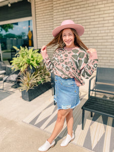 Denim Wash Skirt
